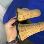 Franco Sarto , Black laser cut wedges size 9.5M Photo 8