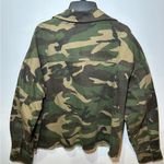 Brooklyn Karma  Green Camouflage Utility Jacket w raw hem medium Photo 3