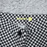 Betabrand Medium Long Skinny Leg Pencil Dress Pants Yoga Catstooth Black White Photo 6