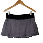 Lululemon  Circuit Breaker Skirt Regular Disperse Dusky Lavender Black‎ Size 8 Photo 5