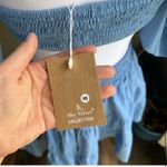 SHY VELVET Blue Open Side and Back Mini Dress | small Photo 5