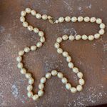 Free People Vintage Marvella Single Strand faux Pearl Necklace Photo 2