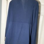 Splendid  Women's Jersey Wrap Cardigan Open Wrap Lightweight Stretch Medium Blue Photo 5