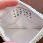 NWOT Tiana NY White Gray Skull & Pink Star Beaded Coin Purse Pouch Photo 5