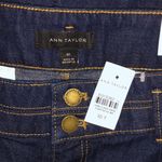 Ann Taylor NWT Size 10T Dark Blue Wash Wide Leg High Rise Denim Jeans Photo 4