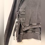 Free People FP One Interlaken Thermal Waffle Knit Cropped Top Size XS Photo 3