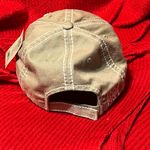 KBethos Vintage Dog Mom Cap Hat Beige Distressed Frayed Baseball Cap Paw Print Photo 2