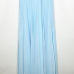 Faviana  Blue Ruffle Skirt Gown in Size 2 Photo 3