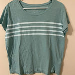 Vineyard Vines Womens  Green Striped‎ Oversized Surftee Size XXS Photo 0