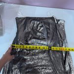 Halston Heritage NWT  Women's Gray Silver Strapless Sequin Dress Photo 7