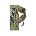 JURASSIC WORLD Women's Olive Crewneck Sweatshirt Size Large NEW NWT Green Photo 2