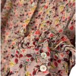 Ba&sh Maxence Button Up Blouse Shirt Beige Large 8 Photo 6