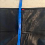 Spanx  Black Faux Leather Leggings Size Small
 S/P Petite BLACK EUC Photo 5