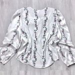 Charter Club  Tie Neck Floral Top S Photo 4