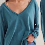 Free People We The Free Nina Long Sleeve V Neck Tee Photo 0