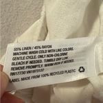 Universal Threads Universal Thread White Linen Shorts Photo 3