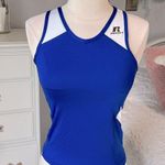 Russell Athletic Athletic Top Royal Blue Fitted Compression Tank Crop Womens XS Photo 1