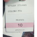 Gabby Skye  Women's‎ Size 10 Plum Teal Plaid Ruffle Sleeve Cozy Knit Dress Photo 4