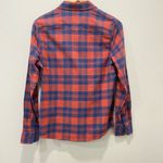 Vineyard Vines  Women's Linen Blend Plaid Flannel Button Up - Large Photo 3