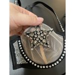 Victoria's Secret  Very Sexy Rhinestone Bling Star Sheer Mesh Balconette Bra 32C Photo 2