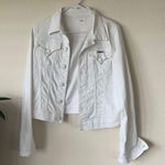 Hudson Pre loved  jean jacket in white size M Photo 0