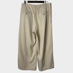 Madewell  The Petite Harlow Wide Leg Pant 12P Forgotten Landscape Khaki Beige Photo 9