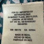 Maeve Anthropologie Women Sheer Green Ruffle Hem Dress 6 Boho Festival Resort Photo 5