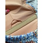 J.Crew Scrunchie Sweeetheart Spaghetti Strap Swim Top Blue Floral 2X Photo 5