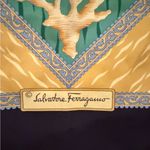Salvatore Ferragamo Colorful Tropical Fish Silk Scarf, vintage Photo 2
