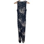 Evereve Peyton Jensen Ludlow surplice knit jumsuit in black and off white tie dye size S Photo 2