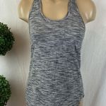 Lululemon  Gray & White Striped Racerback Athletic Tank Top 6 Photo 0