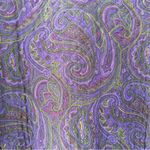 Linda Allard Ellen Tracy Purple Paisley Silk Quilted Vintage Rope Trim Jacket M Size M Photo 7