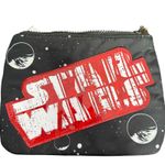 Disney Parks Star Wars Lightspeed Small Wristlet Galactic Planet Black Red Photo 5