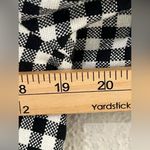 ZARA  BLACK SINGLE BREASTED LAPEL COLLAR GINGHAM CROPPED BLAZER SIZE Med Photo 10