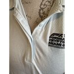 Lululemon Women's‎ Polo Size 10 Blue shirt Logo Print Photo 3