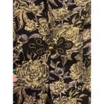 Soft Surroundings  Womens Black Gold Floral Jacket Blazer Size Xs Marley Jacket‎ Photo 2