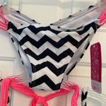 Hula Honey  Pink and black Bikini S/M NWT Photo 7