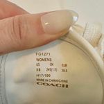 Coach Porter Lace Up Sneakers in White & Navy Photo 4