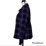kim rogers  career purple black button jacket sz 14 Photo 2