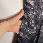 Jill Stuart Jill  black floral lace overlay cocktail dress size 10 Photo 7
