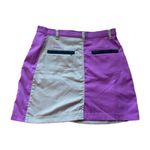 Columbia Vintage Purple and tan color block athletic skirt with pockets π₯ Photo 1