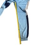 Juicy Couture Women’s M Satin Colorblock Jogger Pants Blue Retro Y2K Style NWT Photo 5