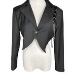 NWT Dark in Love Women's Black Devil Magic Sexy Crop Jacket Punk Biker Gothic M Size M Photo 2