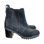 UGG  Black Heeled Suede Chelsea Boots Photo 0