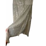 Laundry by Shelli Segal  White Sequined Dress - Size S Photo 7