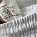 Kaelin Women's white 2 piece white with blue stripe sweatsuit size large Photo 15