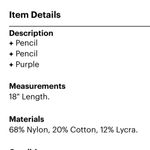 Opening Ceremony  Purple Knit Mini Pencil Skirt Womens S Bodycon Stretch Boho Photo 2