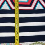 Crown & Ivy  women’s large halter dress geometric striped pattern ties in back Photo 5