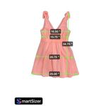 Essue  Dress Pink  Sleeveless Tie Shoulders  Side Zipper Size L‎ NWT Photo 4