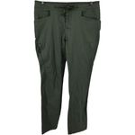 Black Diamond Credo Pants Climbing Cotton Pockets Drawstring Slim Green 8 Photo 1